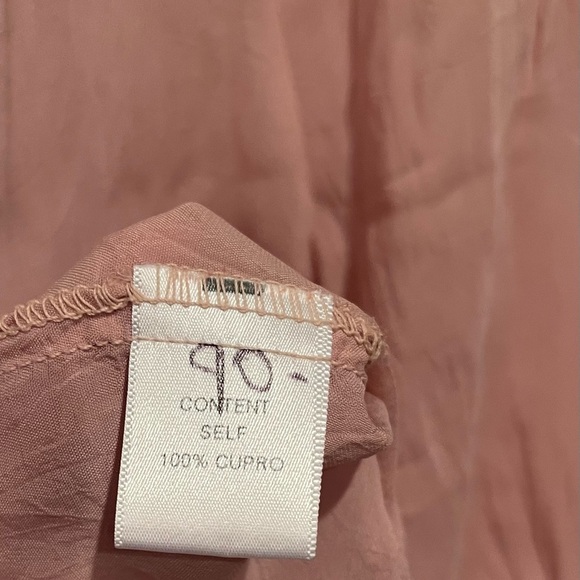 Maven West Pink Long Puffy Sleeve Blouse NWT - Picture 4 of 5